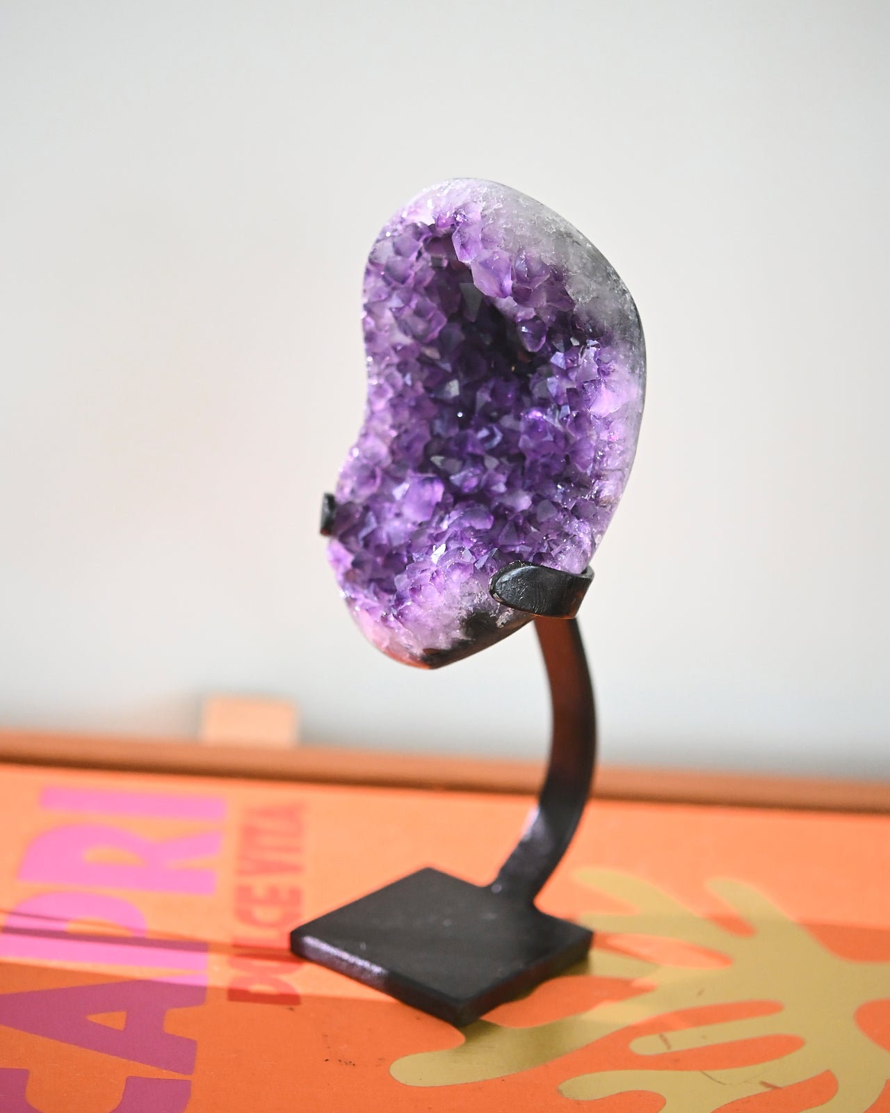 Amethyst Crystal Geode on Stand 2lbs