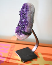 Amethyst Crystal Geode on Stand 3.5lbs