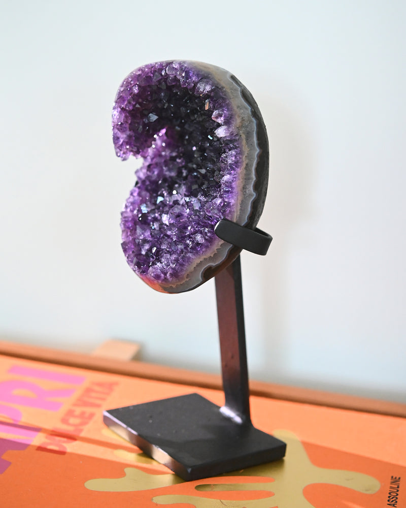 Amethyst Crystal Geode on Stand 4.2lbs