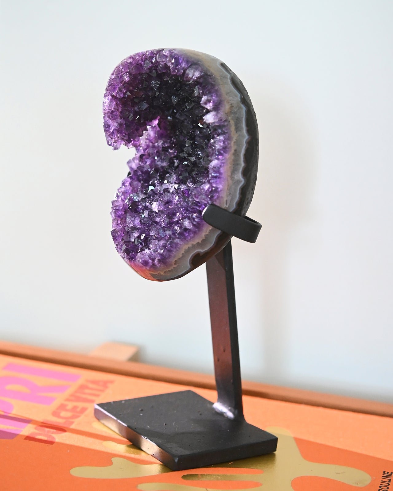 Amethyst Crystal Geode on Stand 4.2lbs