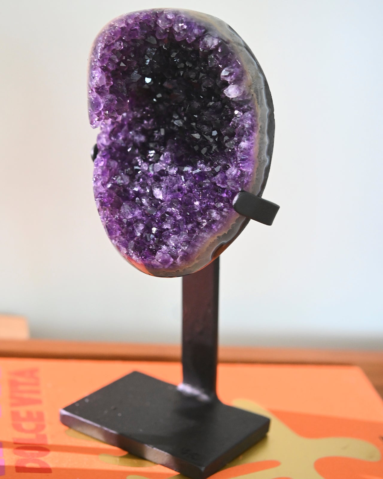 Amethyst Crystal Geode on Stand 4.2lbs