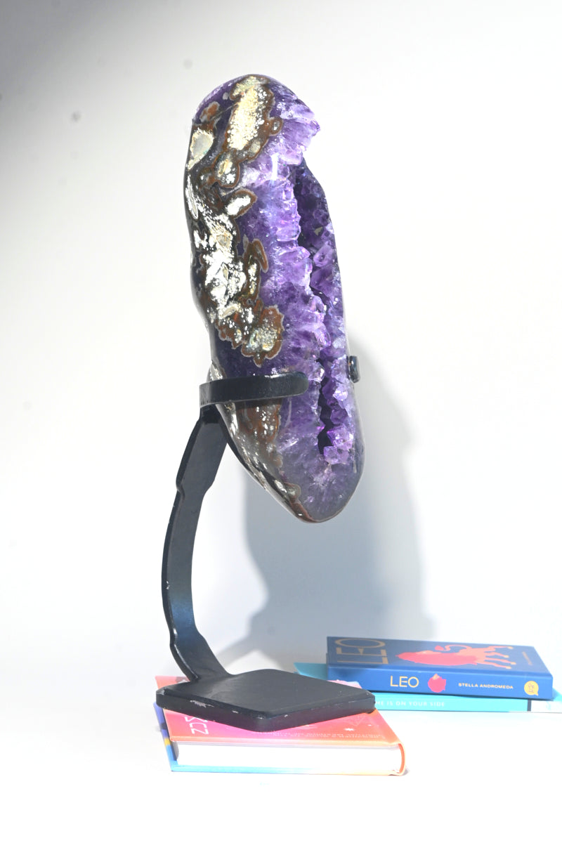 XL Amethyst Geode on Stand 11.5 lbs