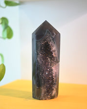Amethyst Druzy Tower 7 inch