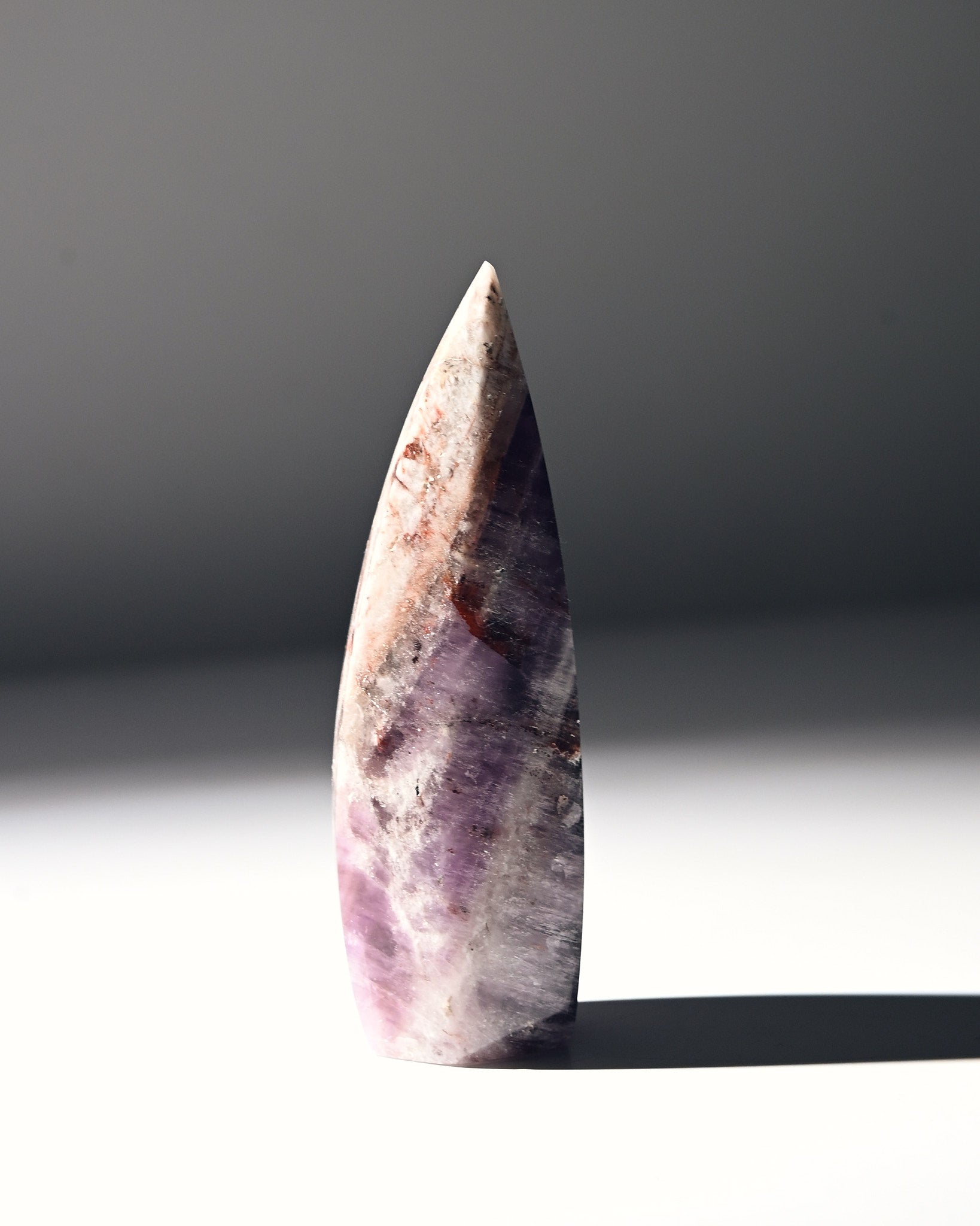 Rare Trapiche Amethyst Flame