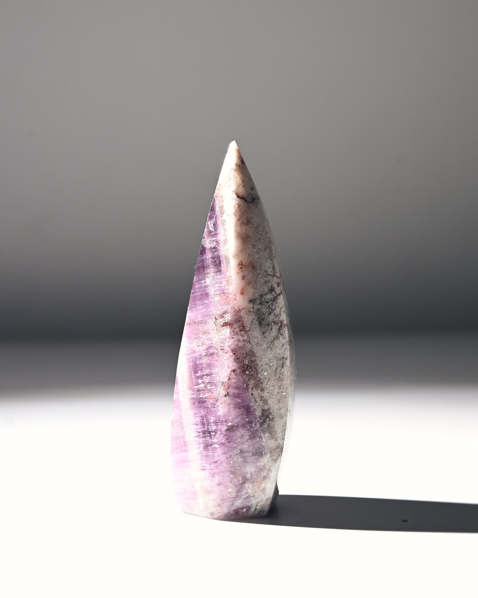 Rare Trapiche Amethyst Flame