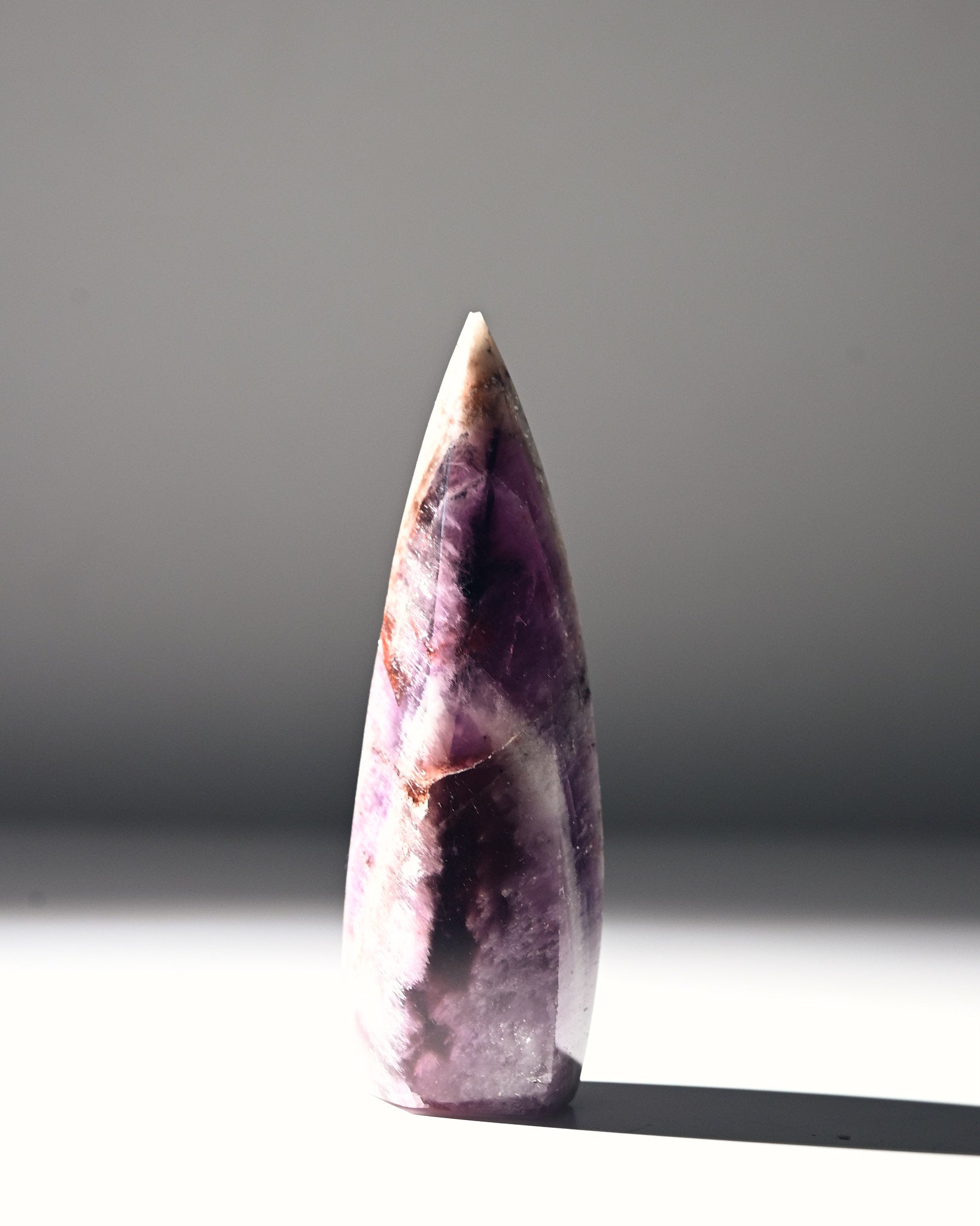 Rare Trapiche Amethyst Flame