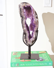 Amethyst Crystal Geode on Stand 9.9lbs