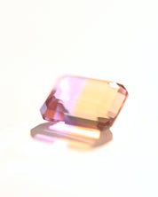 Rare Emerald Cut Ametrine Gemstone