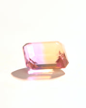 Rare Emerald Cut Ametrine Gemstone