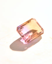 Rare Emerald Cut Ametrine Gemstone