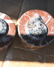 Ammonite Fossil Stone Decor Jar – Morocco