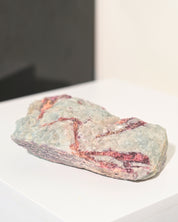 Aquamarine Pink Tourmaline Rough Crystal