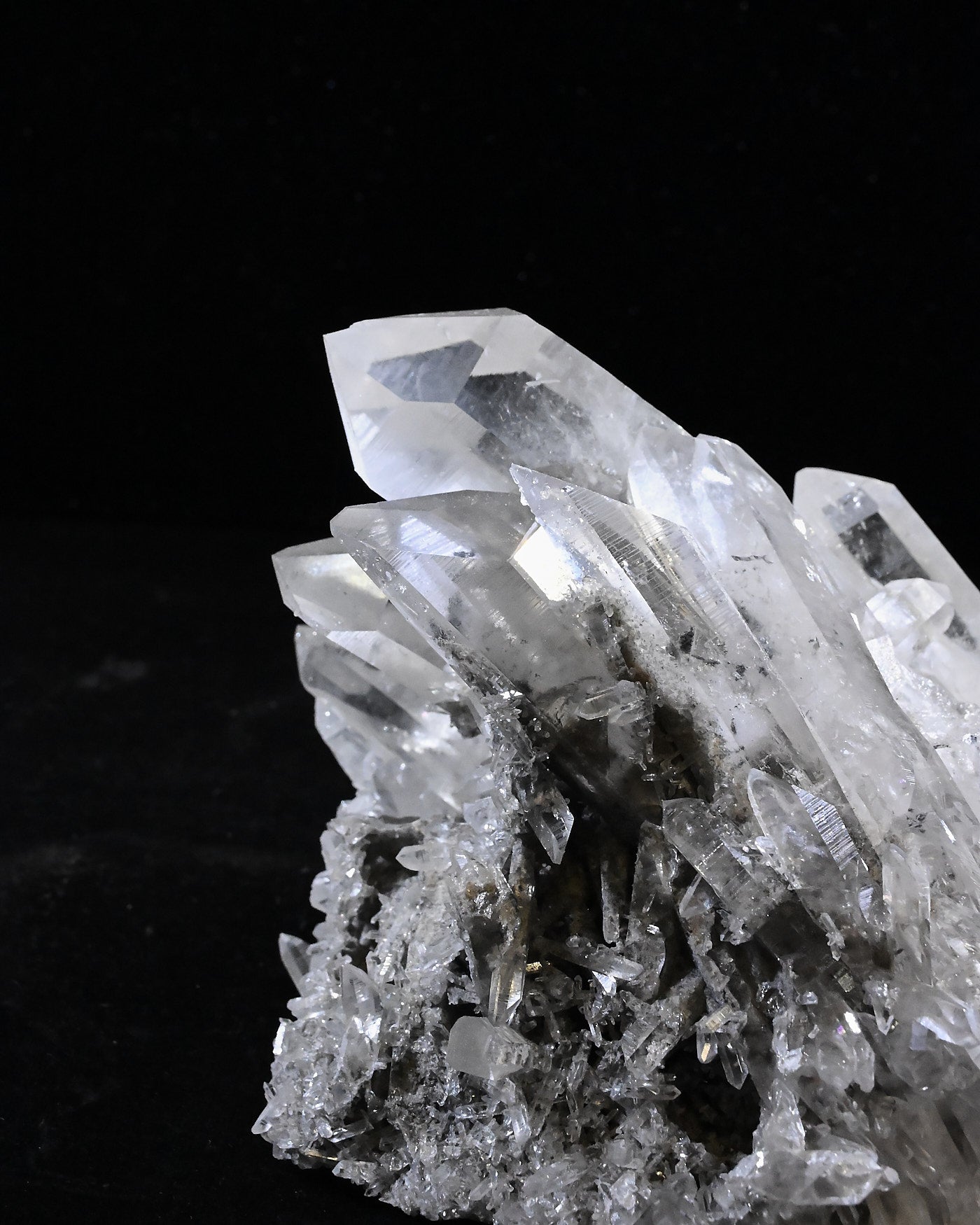 Arkansas Clear Quartz Cluster 3.9 lbs — 6x5x4 in