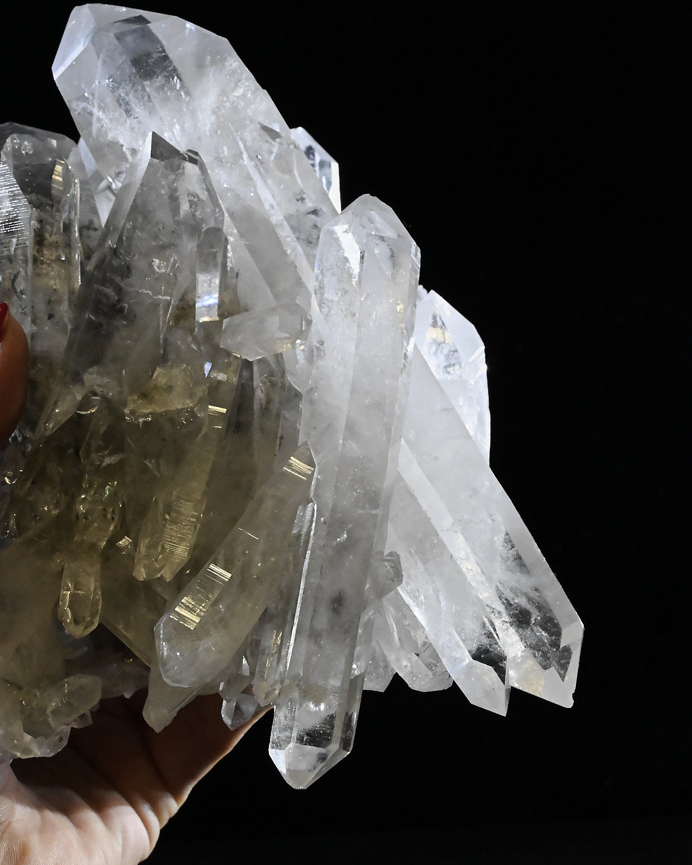 Arkansas Clear Quartz Cluster 3.9 lbs — 6x5x4 in