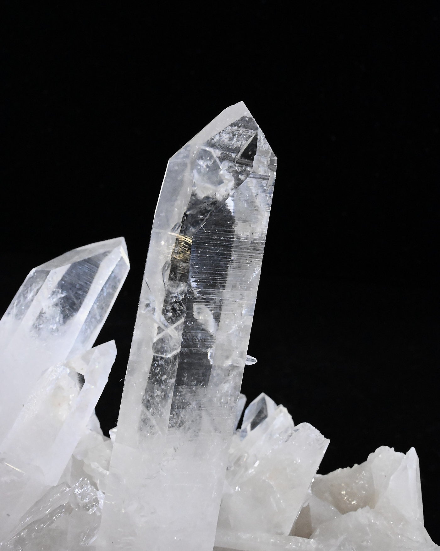 Arkansas Clear Quartz Cluster 4.5 lbs — Fisher Mountain — 7x6x5 inches