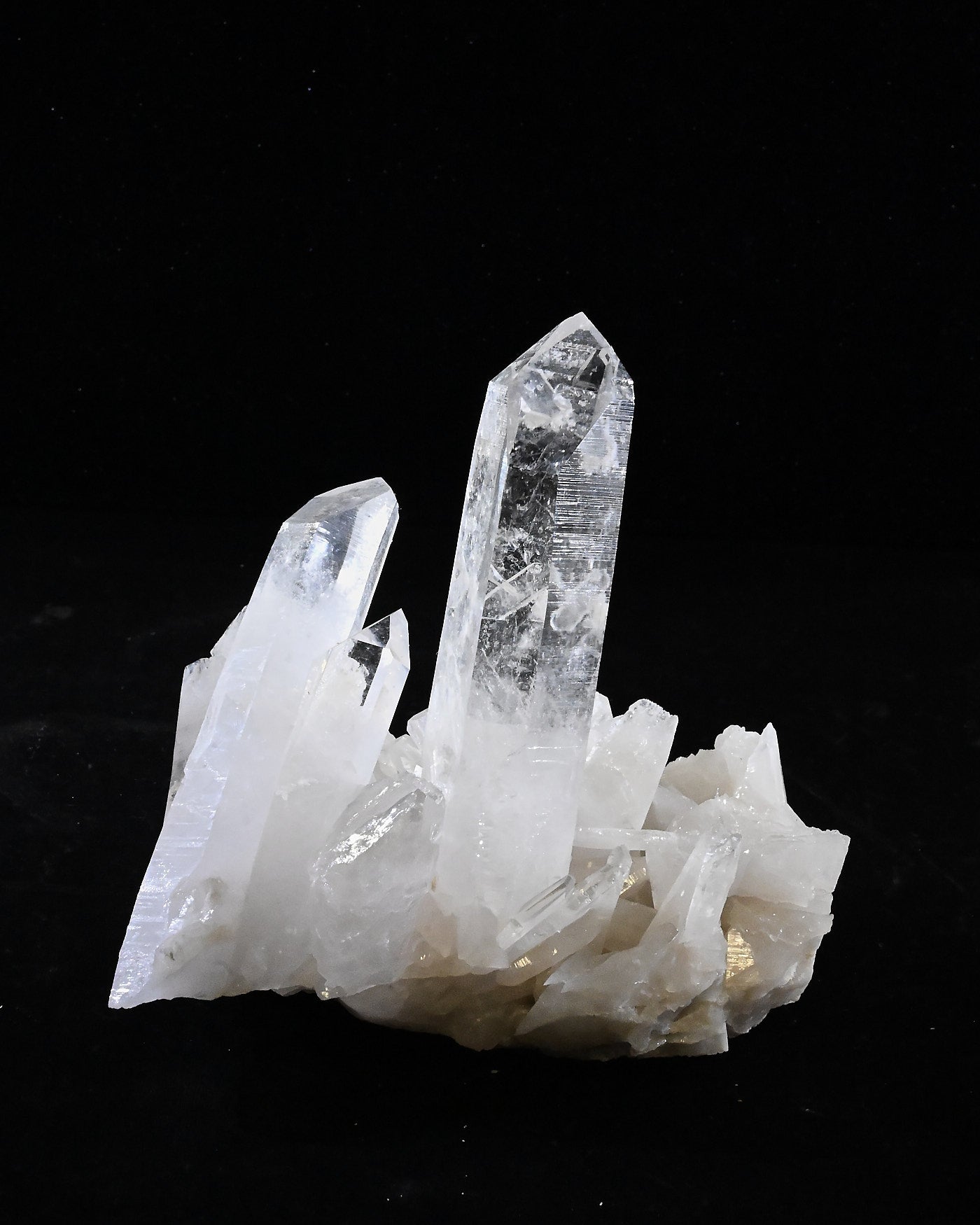 Arkansas Clear Quartz Cluster 4.5 lbs — Fisher Mountain — 7x6x5 in