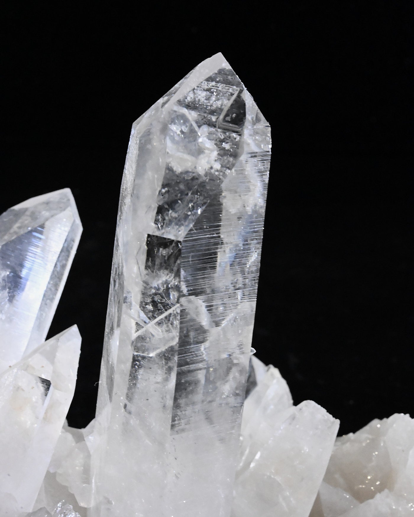 Arkansas Clear Quartz Cluster 4.5 lbs — Fisher Mountain — 7x6x5 in