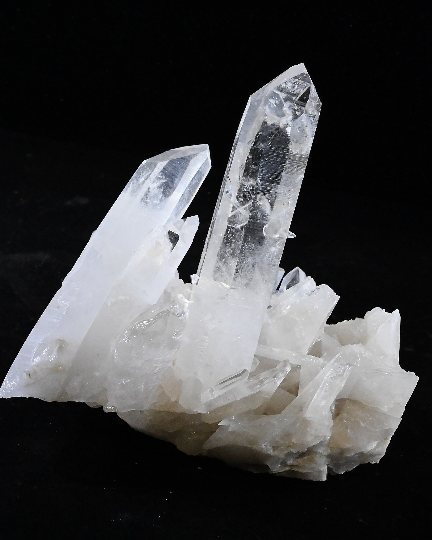Arkansas Clear Quartz Cluster 4.5 lbs — Fisher Mountain — 7x6x5 inches