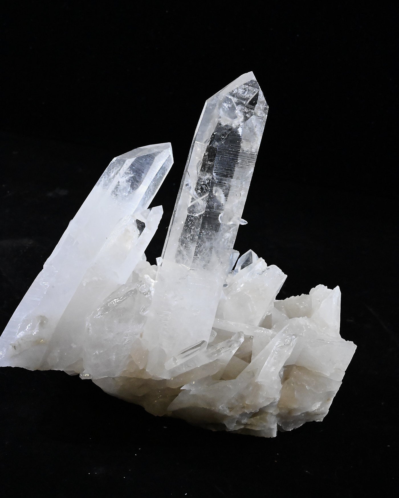 Arkansas Clear Quartz Cluster 4.5 lbs — Fisher Mountain — 7x6x5 in