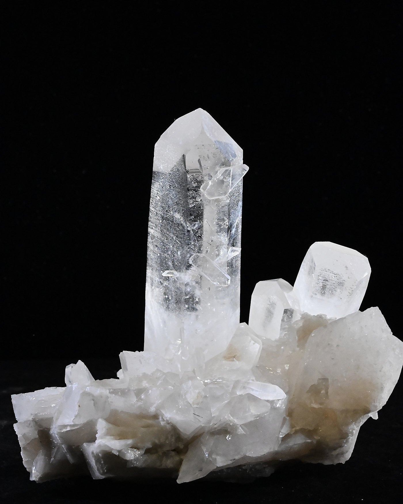 Arkansas Clear Quartz Cluster 4.5 lbs — Fisher Mountain — 7x6x5 in