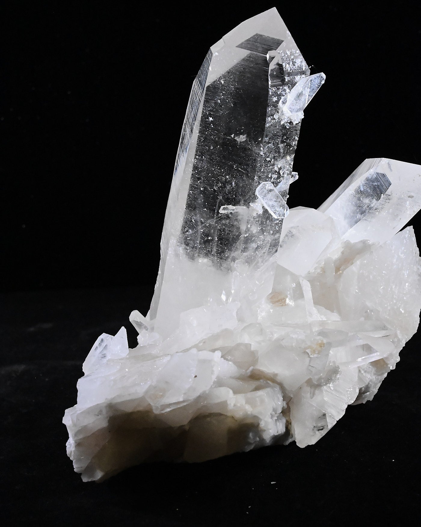 Arkansas Clear Quartz Cluster 4.5 lbs — Fisher Mountain — 7x6x5 inches