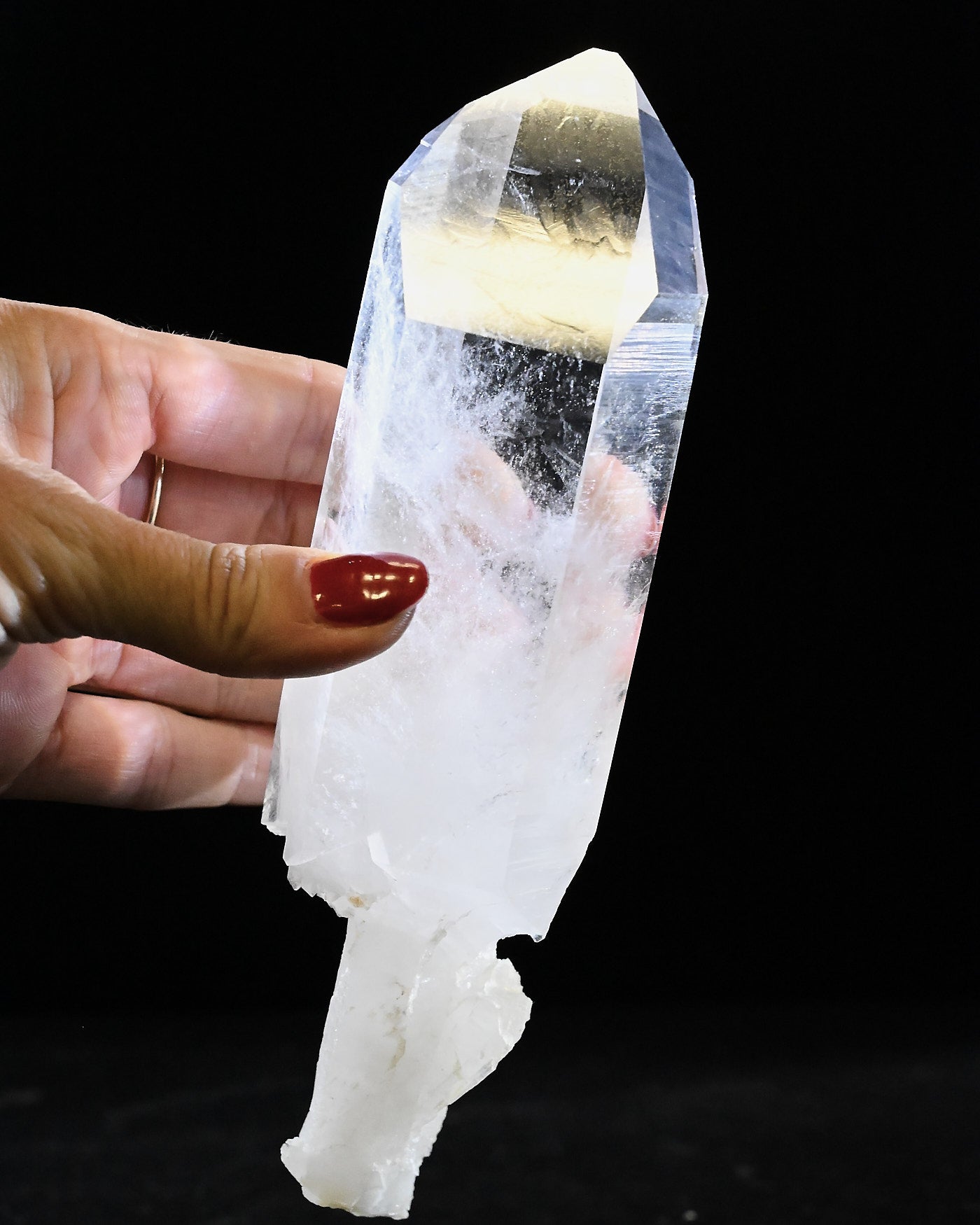 Arkansas Quartz Scepter 0.975 lb — 7x3 inches