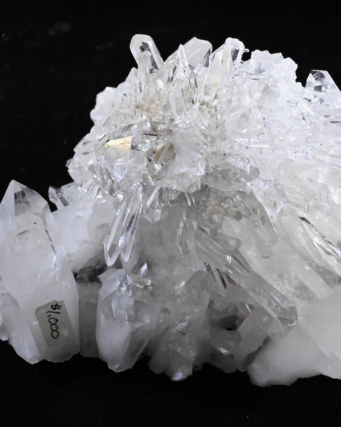 Arkansas Clear Quartz Cluster 4.8 lbs — 9x6x4 inches