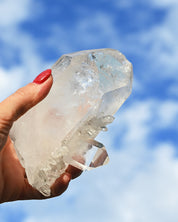 Arkansas Clear Quartz Cluster 1.4 lbs — Zigras Mine — 5x3 in