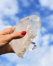 Arkansas Clear Quartz Cluster 1.4 lbs — Zigras Mine — 5x3 in