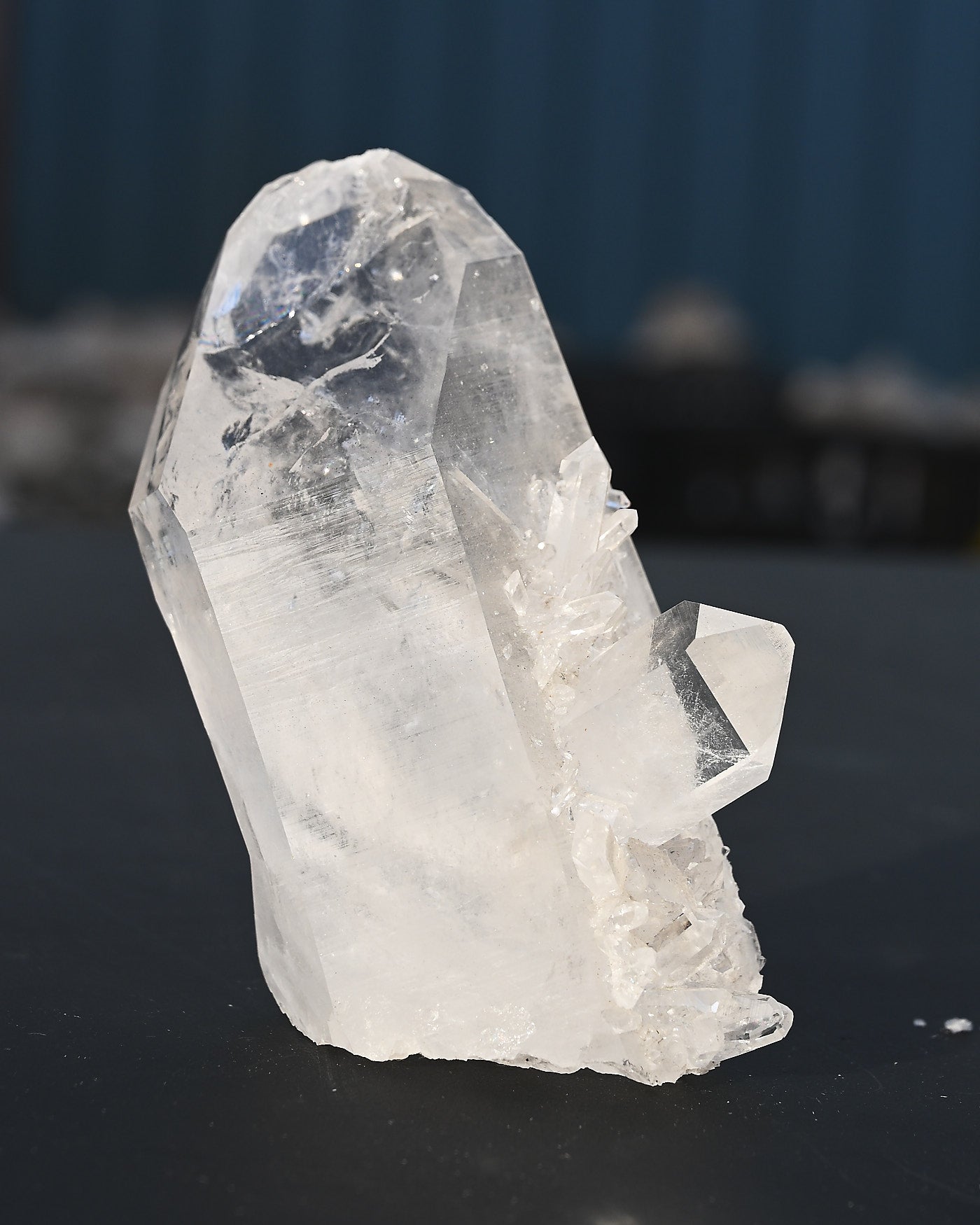 Arkansas Clear Quartz Cluster 1.4 lbs — Zigras Mine — 5x3 in