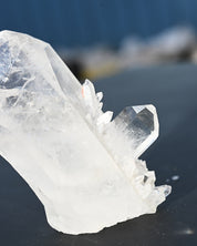 Arkansas Clear Quartz Cluster 1.4 lbs — Zigras Mine — 5x3 in