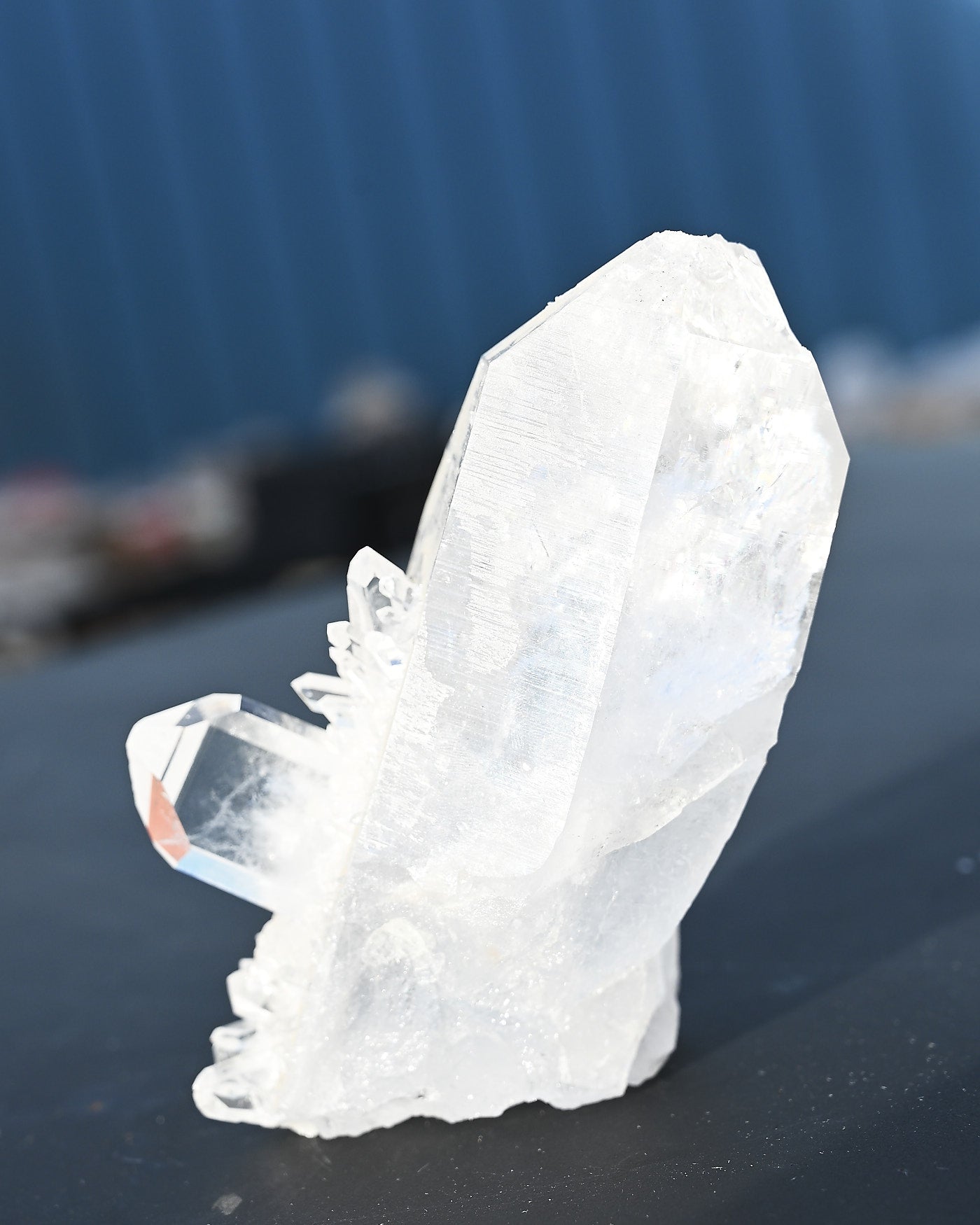 Arkansas Clear Quartz Cluster 1.4 lbs — Zigras Mine — 5x3 in