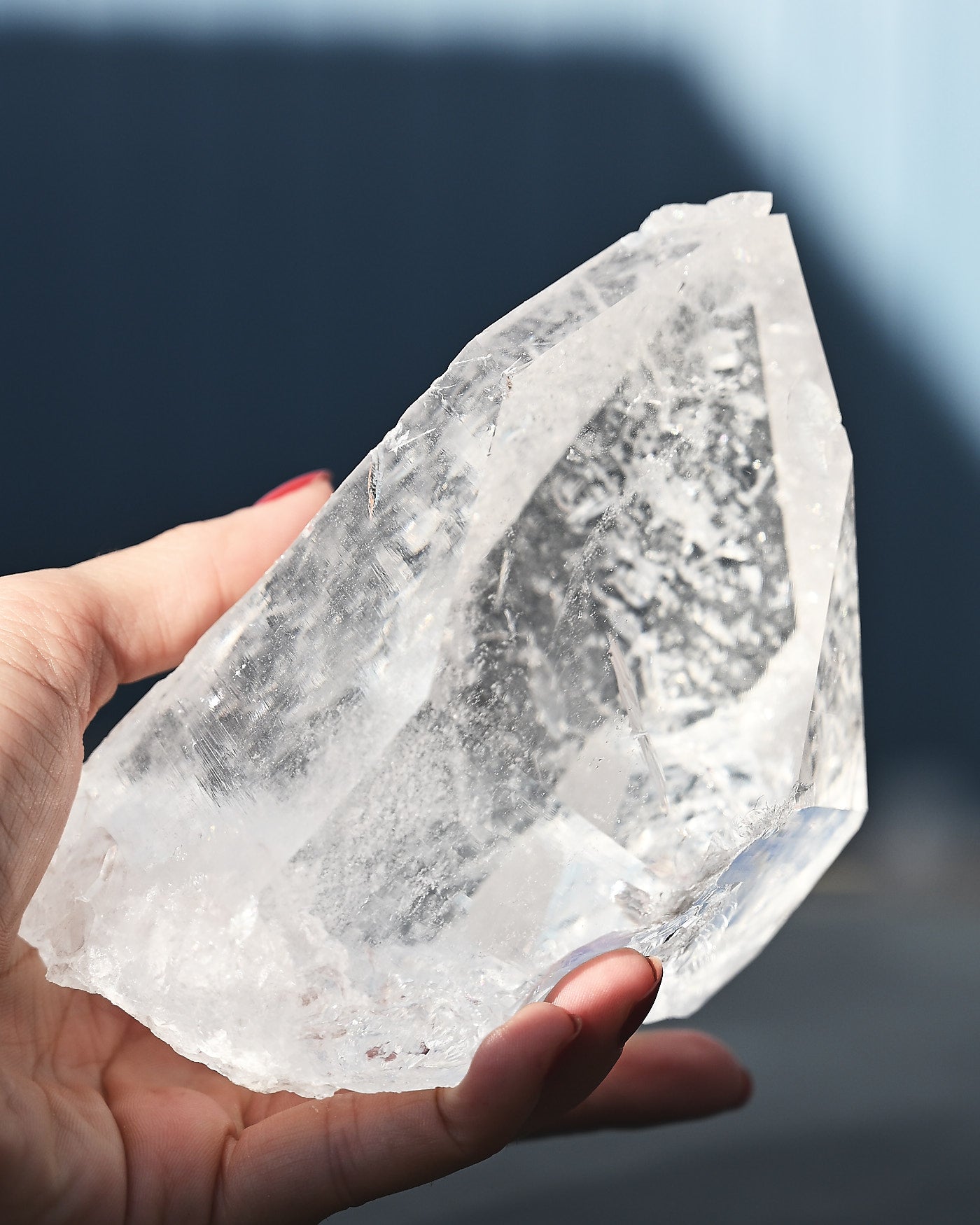 Arkansas Vortex Quartz Self-Healed 2.5 lbs — 5x4x3 inches