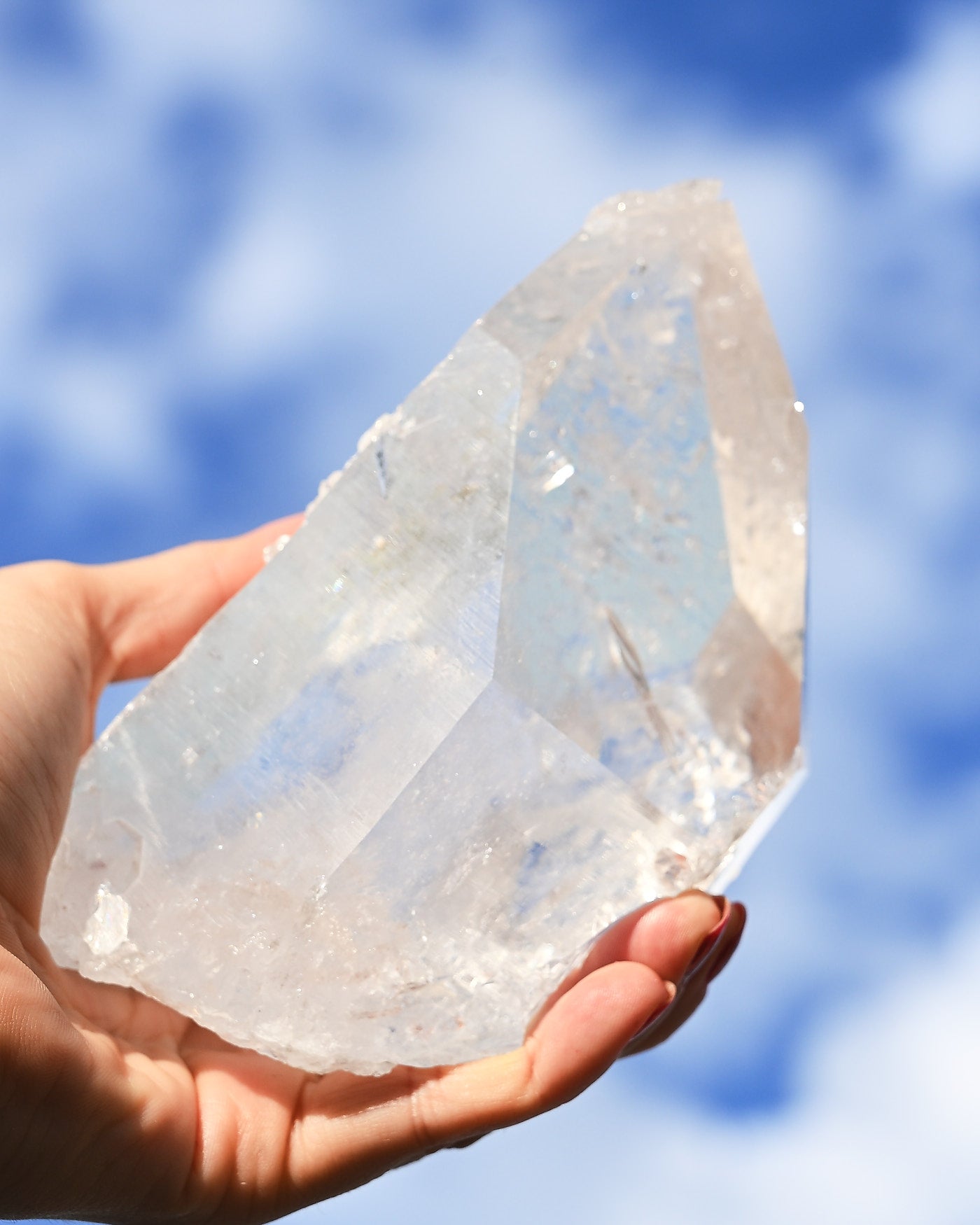 Arkansas Vortex Quartz Self-Healed 2.5 lbs — 5x4x3 inches