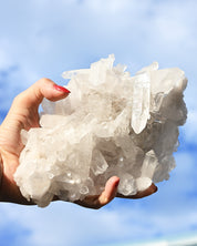 Arkansas Clear Quartz Cluster 2.6 lbs — 8x4x4 inches