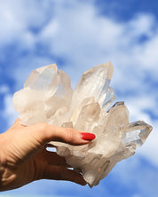Arkansas Self-Healed Quartz 3.2 lbs — Fisher Mountain — 6x4x5 inches