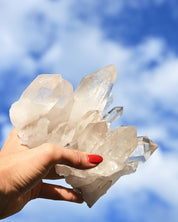 Arkansas Self-Healed Quartz 3.2 lbs — Fisher Mountain — 6x4x5 inches