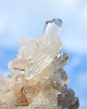 Arkansas Clear Quartz Cluster 4.2 lbs — Fisher Mountain — 8x6x6 inches