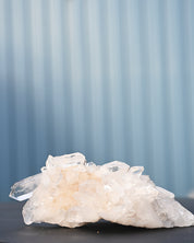 Arkansas Clear Quartz Cluster 4.2 lbs — Fisher Mountain — 8x6x6 inches