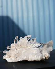 Arkansas Clear Quartz Cluster 4.4 lbs — 8x4x4 inches