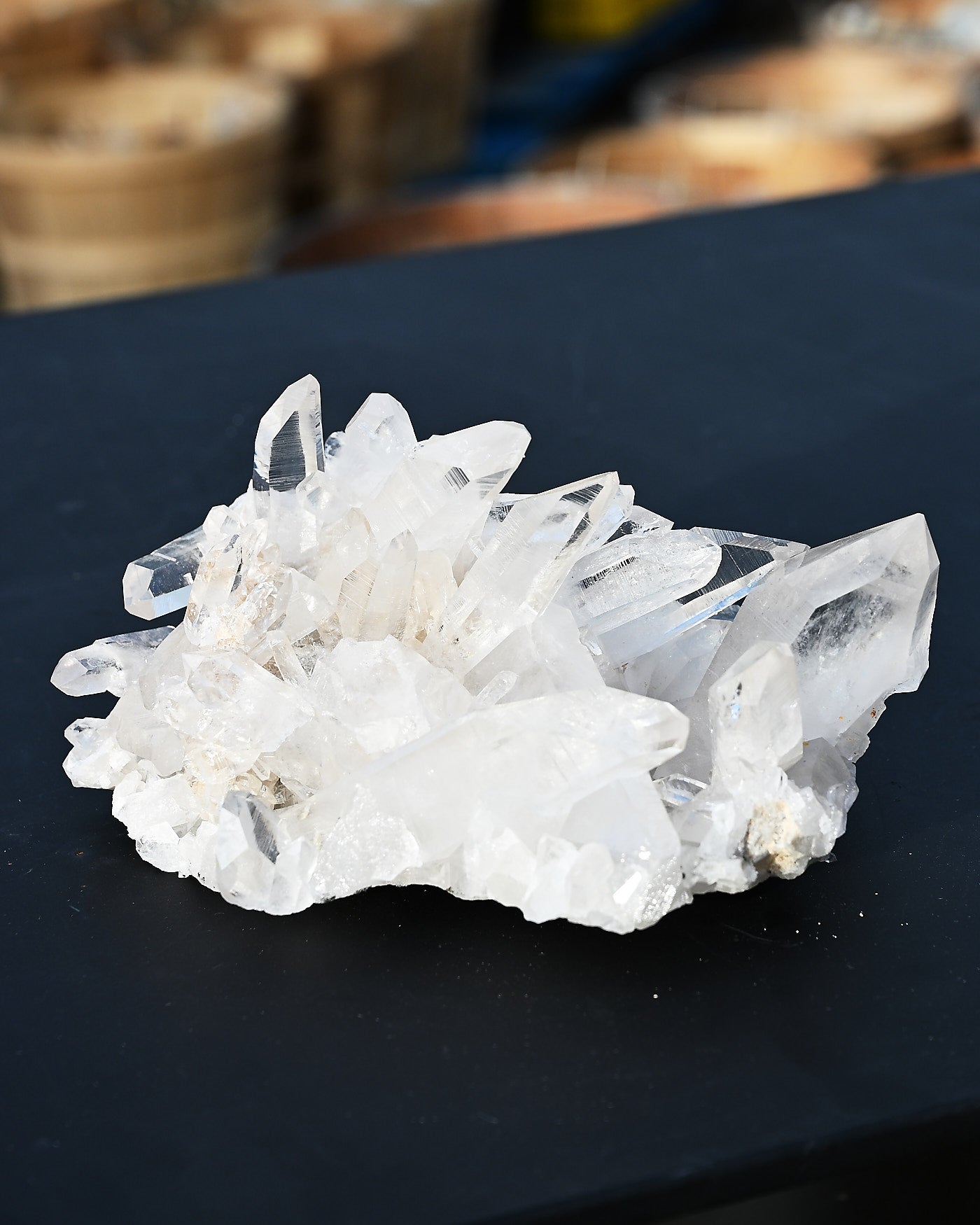 Arkansas Clear Quartz Cluster 4.4 lbs — 8x4x4 inches
