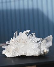 Arkansas Clear Quartz Cluster 4.4 lbs — 8x4x4 in