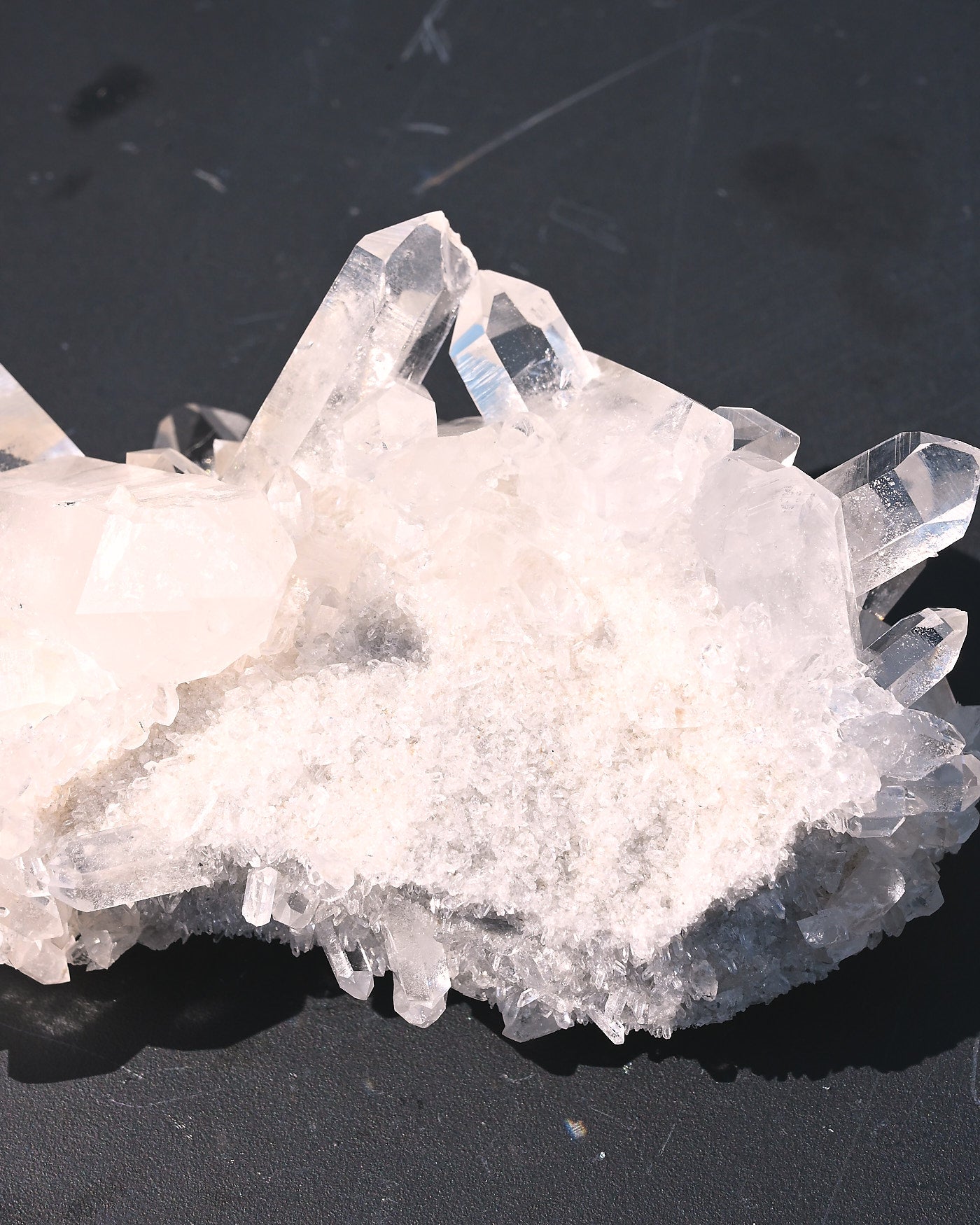 Arkansas Clear Quartz Cluster 1.380 lbs Fisher Mountain