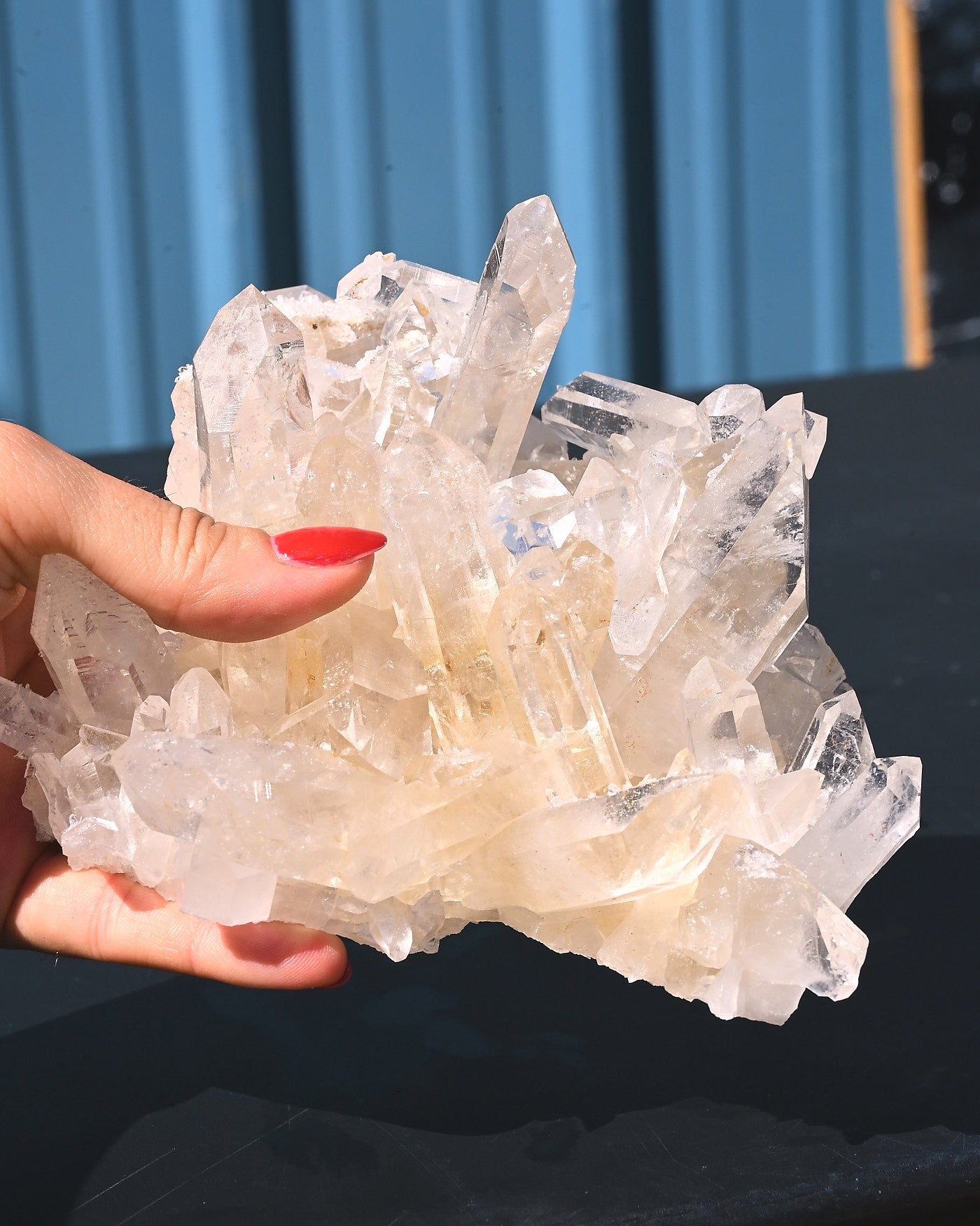 Arkansas Clear Quartz Cluster 1.950 lbs Fisher Mountain