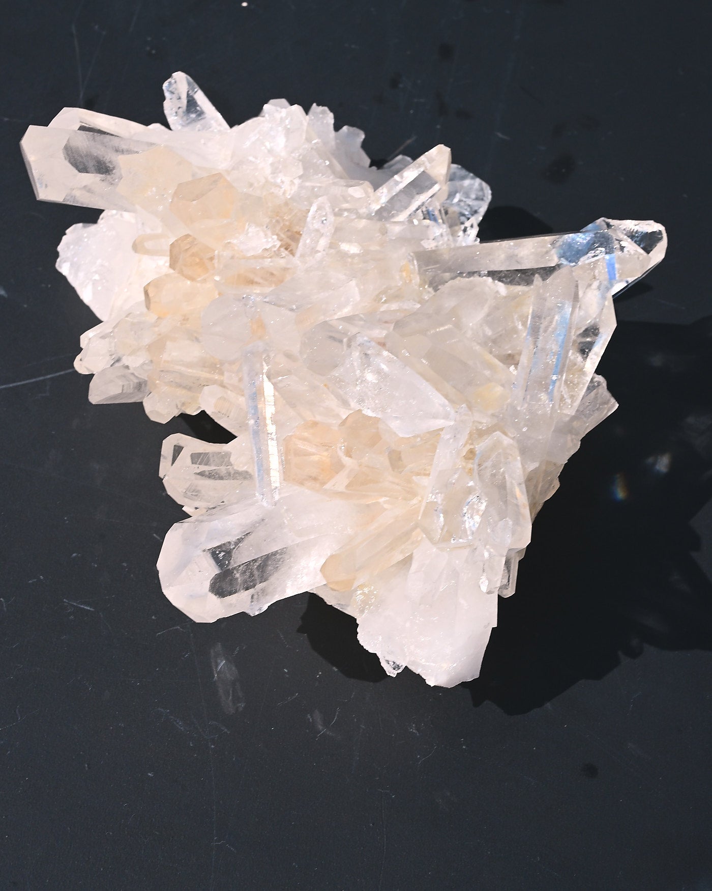 Arkansas Clear Quartz Cluster 4.645 lbs Fisher Mountain