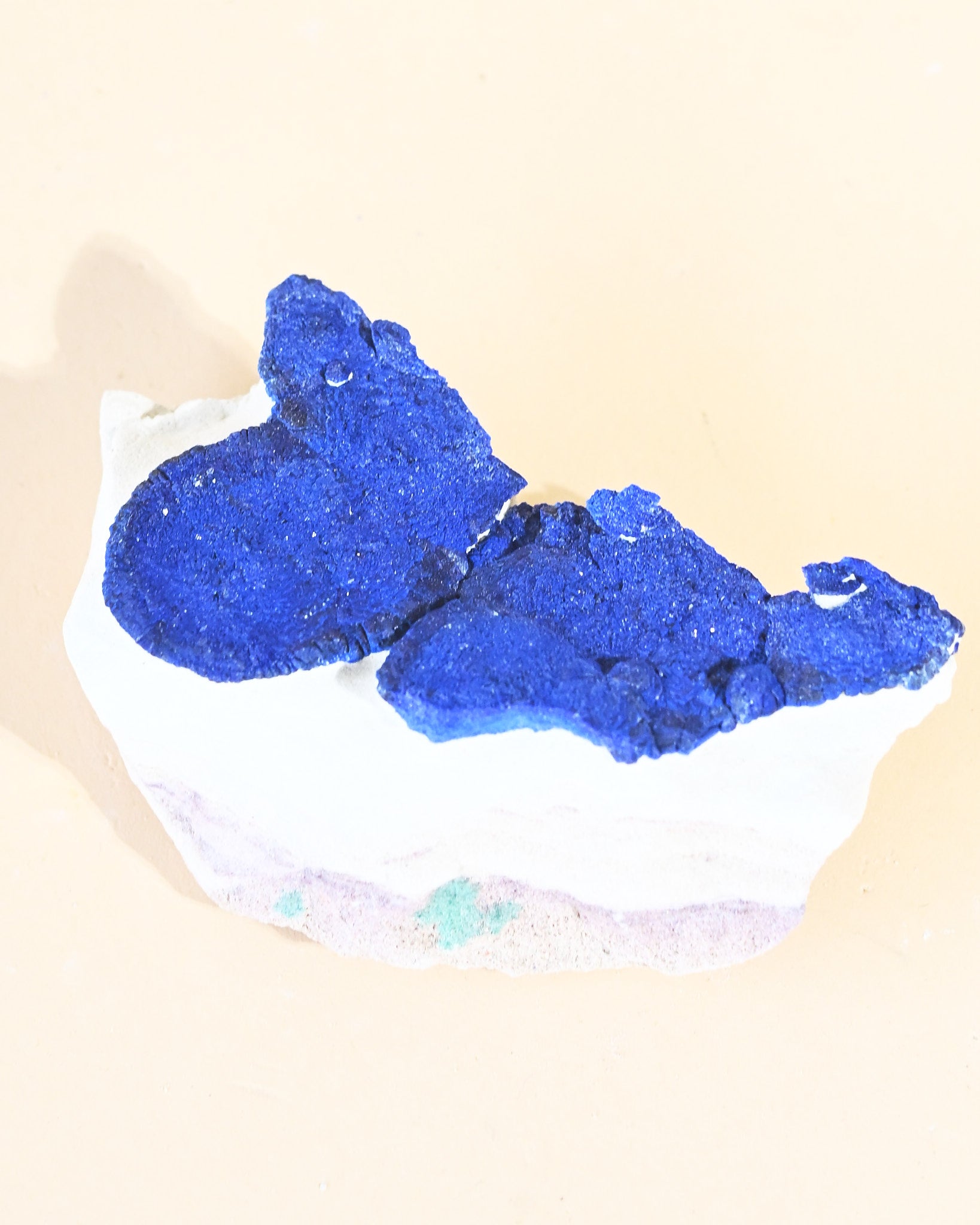Azurite Sun, Malbunka Copper Mine, Australia - close up detail