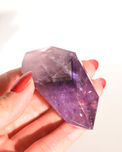 Geometric Bahia Amethyst Phantom Crystal