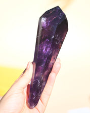 Bahia Amethyst Double Terminated - natural amethyst crystal view 8