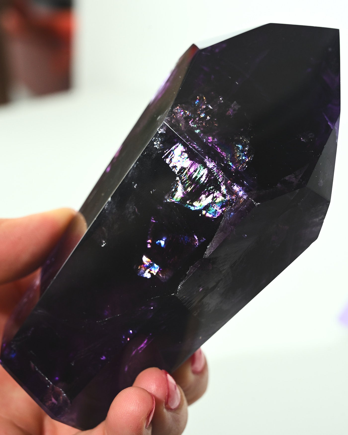Bahia Phantom Amethyst Tower back view