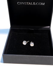 Moonstone earrings in 925 sterling silver